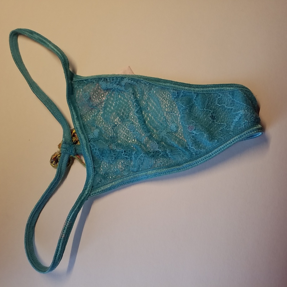 VICTORIA'S SECRET Panty S G-string THONG Dragonfly Lace